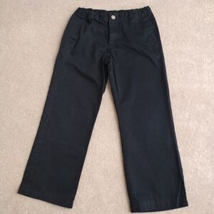 Cherokee Ultimate Khaki Pants Boys 14 Black Adjustable Waist 100% Cotton‎ School